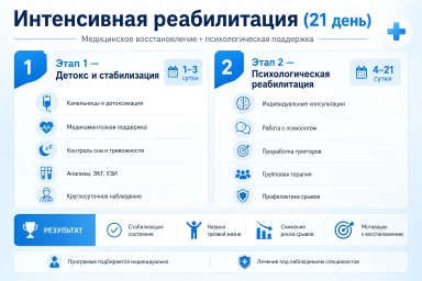 Реабилитация за 21 день в Шатуре